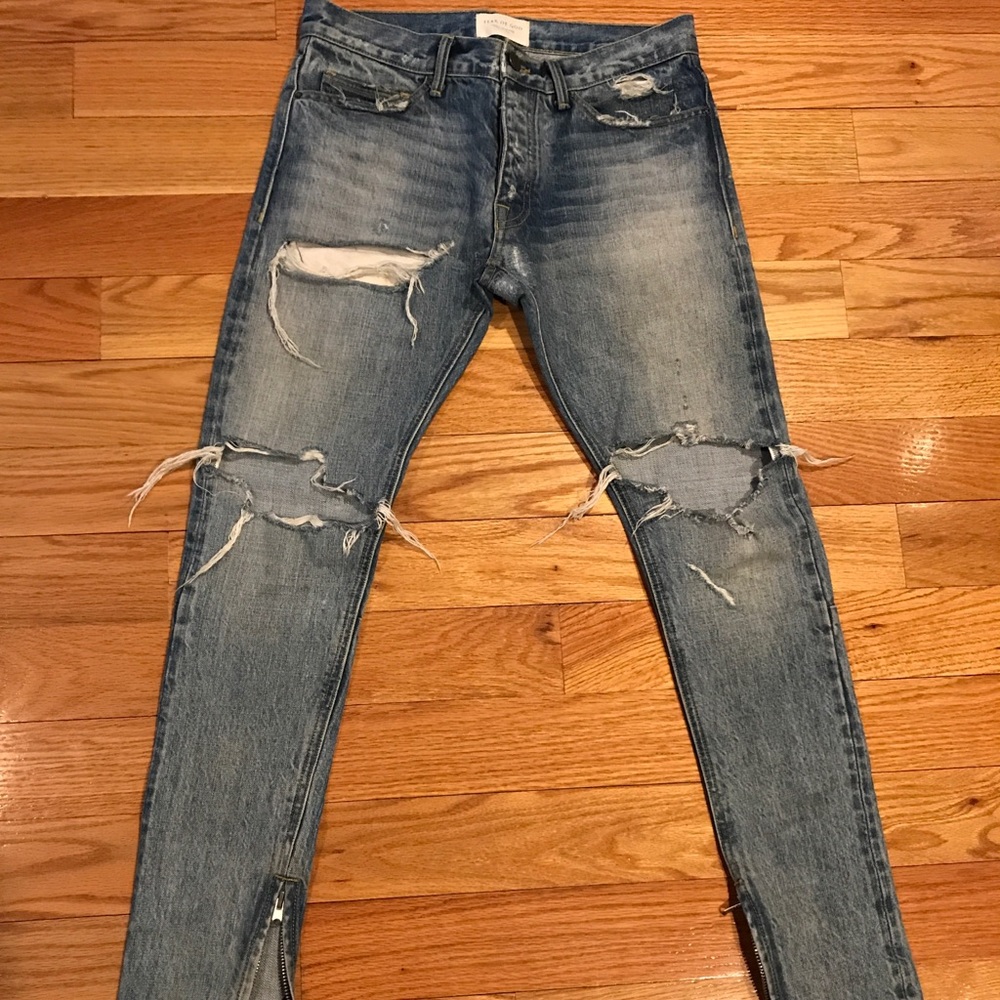 Fear of God 4th Collection Indigo Denim